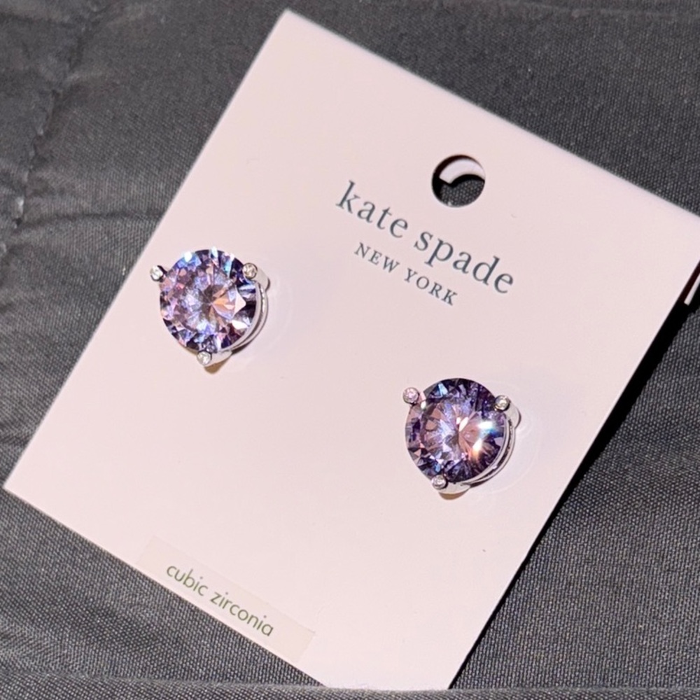 Kate Spade Lilac Sparkle Earrings